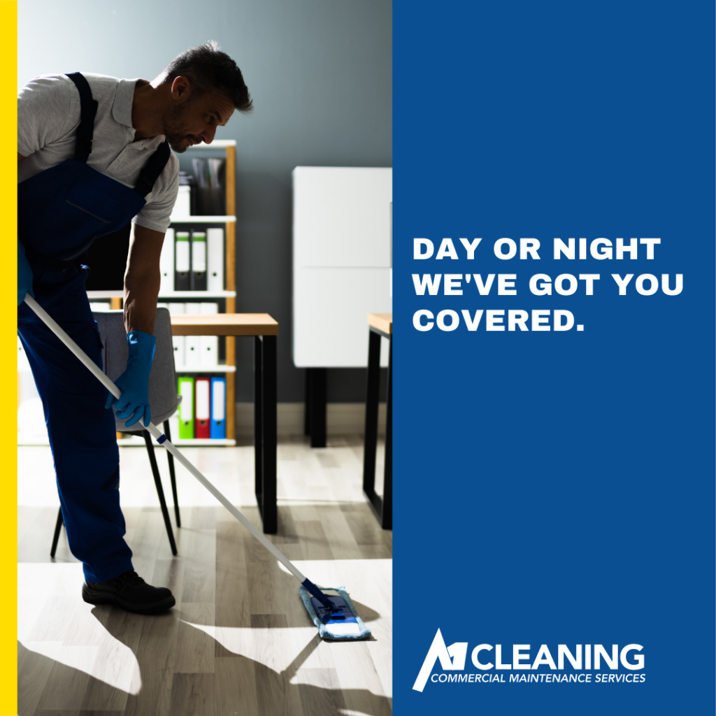 commercial day and night cleaning